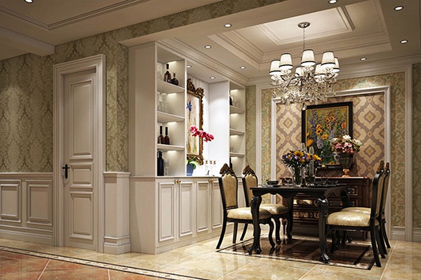 沈陽(yáng)-陽(yáng)光100果嶺公館150平「中式風(fēng)格」實(shí)景裝修案例