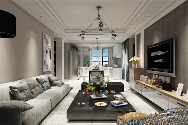 沈陽(yáng)-美的城100平「現(xiàn)代風(fēng)格」裝修實(shí)景案例