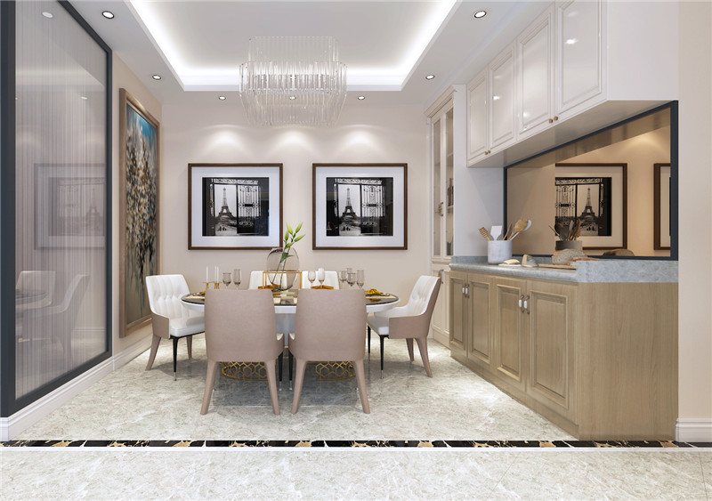 外灘三號(hào)115平「歐式風(fēng)格」裝修案例(四)