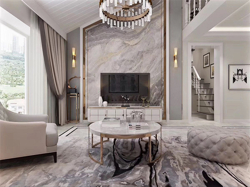 華潤橡樹灣200平米「輕奢風(fēng)格」裝修案例(二)