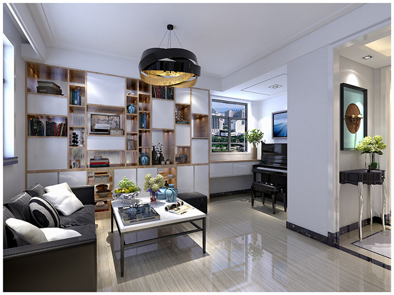 陽光100園區(qū)69平「現(xiàn)代風(fēng)格」裝修案例(三)