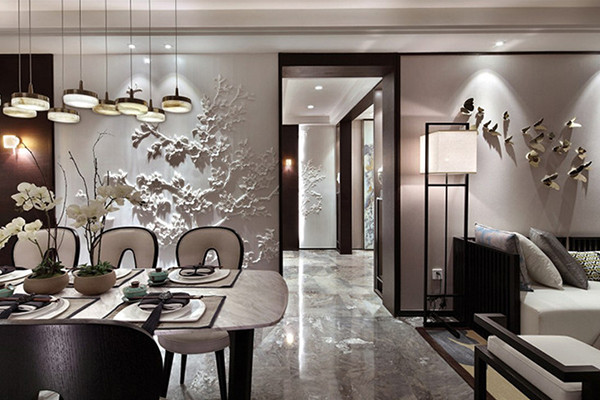 沈陽(yáng)-五彩陽(yáng)光城88平「新中式風(fēng)格」實(shí)景裝修案例