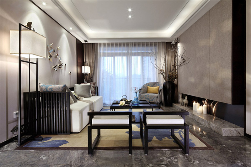 五彩陽(yáng)光城88平「新中式風(fēng)格」實(shí)景案例(四)