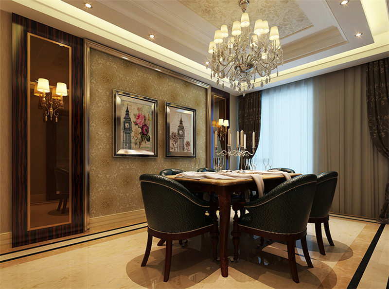 金地濱河國際105平米「輕奢風格」實景圖(四)