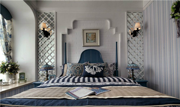 沈陽裝修公司100米兩室「地中?！寡b修風格案例圖