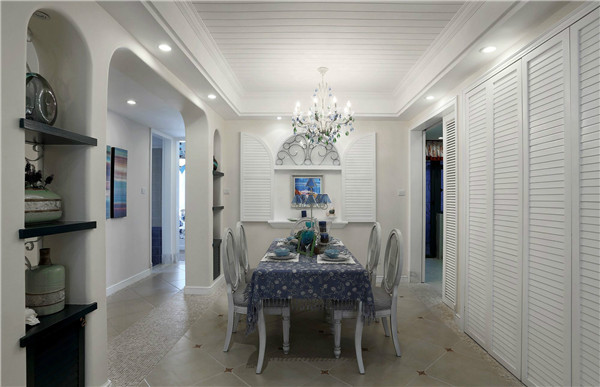 沈陽裝修公司90平米兩室「地中?！寡b修風(fēng)格案例圖