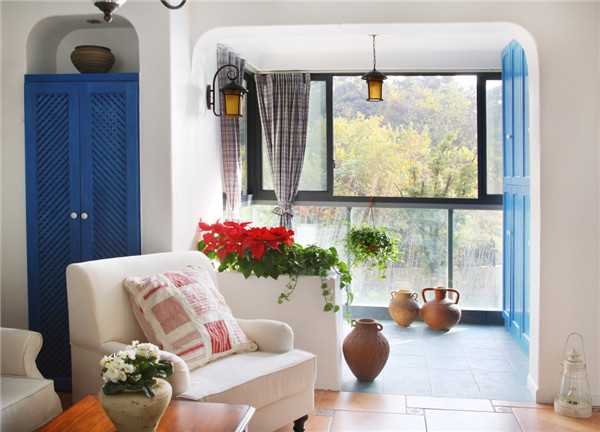 沈陽裝修公司85平米兩室「地中?！寡b修風格案例圖