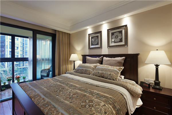 沈陽(yáng)裝修公司129平「美式風(fēng)格」裝修案例圖