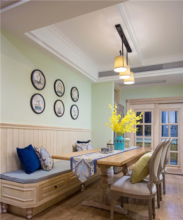 沈陽(yáng)裝修公司139平米「田園風(fēng)格」裝修案例圖