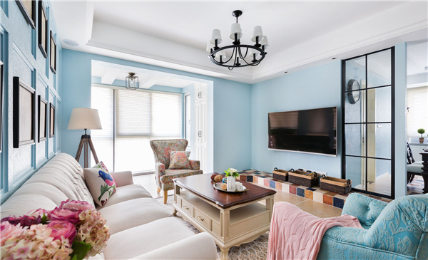 沈陽裝修公司135平米「田園風格」裝修案例圖