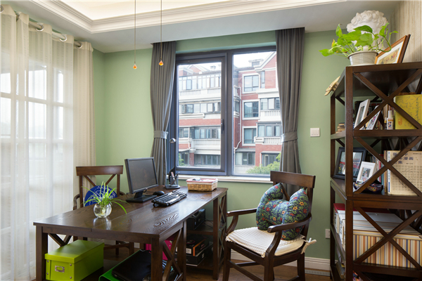 沈陽(yáng)裝修116平「美式風(fēng)格」裝修案例圖