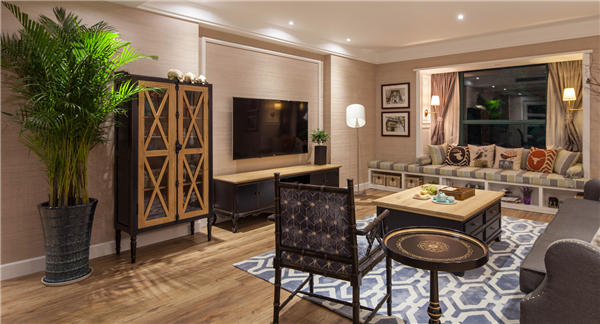 沈陽-浦江御景灣124平「混搭風(fēng)格」裝修設(shè)計風(fēng)格案例