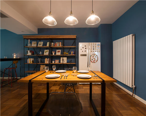 沈陽-法蘭香頌88平「工業(yè)風格」裝修設計風格案例